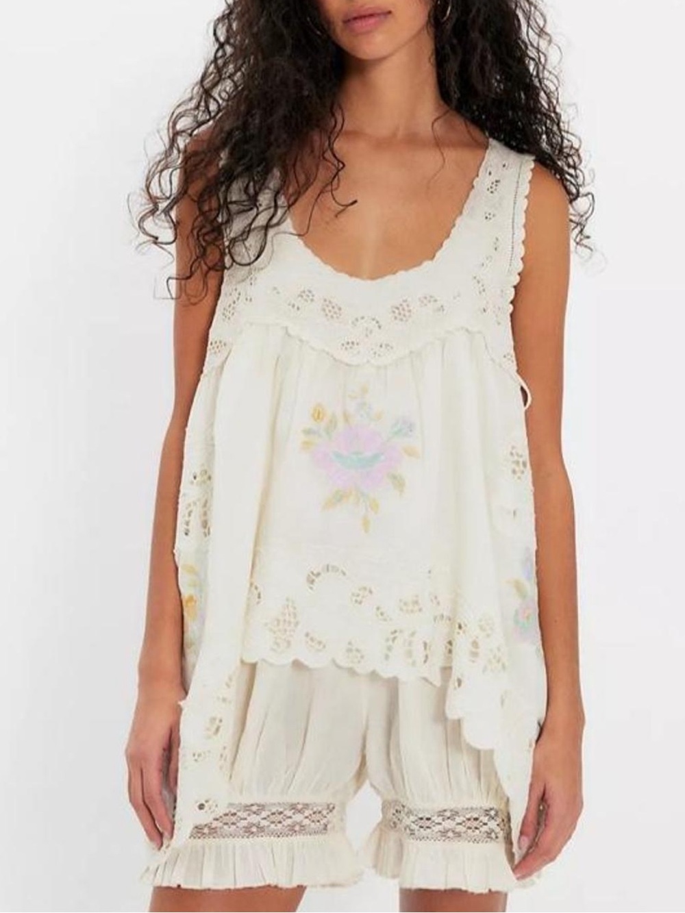 Free People Eye Catcher Bloomsie Romper